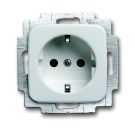 Busch-Jaeger 20 EURKS-214 SCHUKO® socket insert, with increased contact protection alpine white