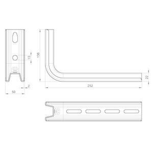 Unex 66207 200 Sendz. Steel support bracket