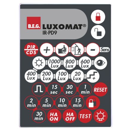 BEG 92201 Infrared IR-PD 9 remote control