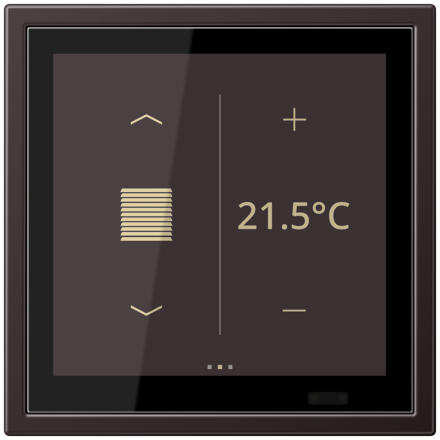 JUNG LSZAL459BFD1SD KNX room controller LS TOUCH | LS ZERO | dark
