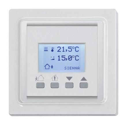 Eltako 31000010 Powerline temperature controller PL-SAMTEMP with display white 50x50mm