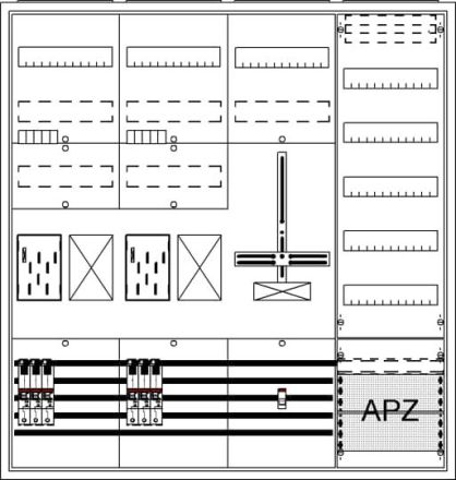 ABB Striebel & John 2CPX054218R9999 BA47BH5 AP BKE-I A47 2Z2R1S1V5A2 Complete cabinet