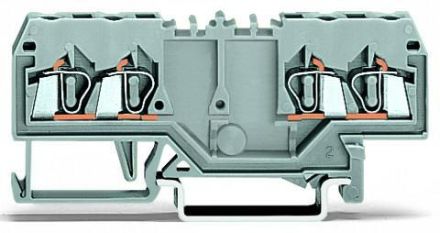 Wago 280-826 25qmm grey double feed-through terminal