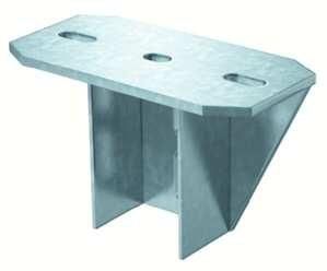 OBO Bettermann KU 7 NOX for US-7 heavy-duty head plate, 6349056