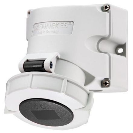 Mennekes 9532 16A 7p 7h 500V HW/VN IP67 wall socket