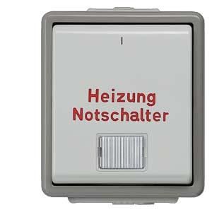 Siemens 5TA4741 heating emergency switch with window 1-pole