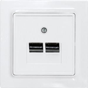 Eltako 30055845 UAE55E/2-pm polar white matt cover