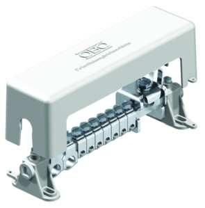 OBO Bettermann 1801217mm grey equipotential bonding rail, 5015650