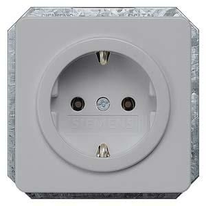 Siemens 5UB1467 socket SCHUKO silver