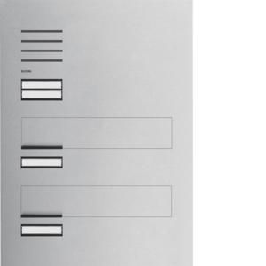 Elcom REL102Y audio mailbox front 2D 2 buttons/letter box stainless steel ONE