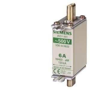 Siemens 3ND1803 NH fuse link size 000 10A AC500V