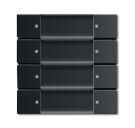 Busch-Jaeger 6737-885 control element ZigBee Light Link, 4-way black matt