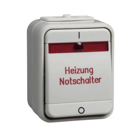 ELSO 441220 Heating emergency switch 2-pole 10A AquaTop pearl white