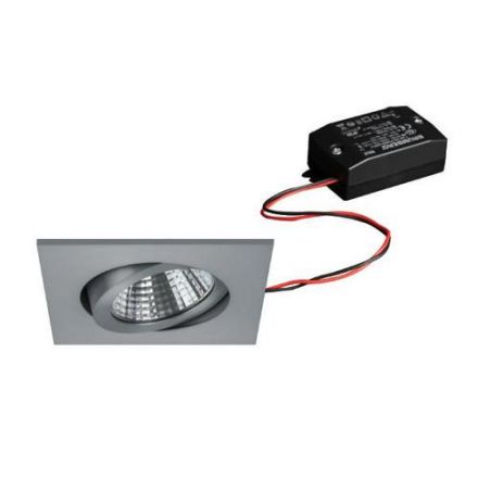 Brumberg 38262253 LED recessed ceiling spotlight 7W 230V aluminum matt