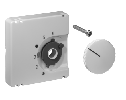 Alre-It UN990100 JZ-001.021 50x50mm traffic white matt cover
