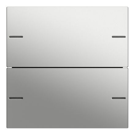 GIRA 5752600 rocker set for touch sensor 4 System 55 | 2-way | stainless steel