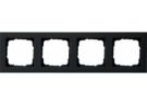 Gira 021409 4-way E2 black cover frame