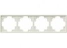 Gira 021440 4-way cover frame S-Color pure white