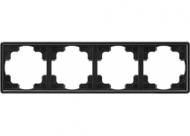 Gira 021447 4-way cover frame S-Color Black