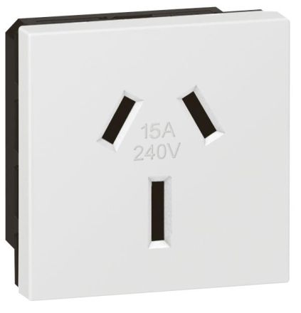 Legrand 572112 socket MOSAIC Australia 10/15A 2 modules