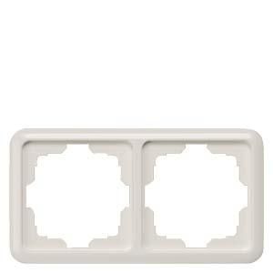 Siemens 5TG1802 frame cut out 2-way titanium white