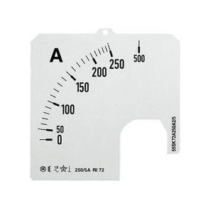 ABB Stotz-Kontakt SCL 1/50, changeable scale for AMT 1 ammeter SCL1-50 changeable scale for AMT 1, 2CSM110149R1041