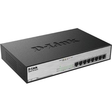 D-Link DGS-1008MP 8x10/100/1000Mbit/s Switch PoE unmanaged fanless