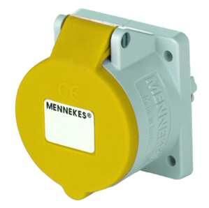 Mennekes 1786 panel socket TwinCONTACT 32A 3-pole 4h 110V IP44