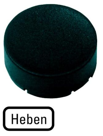 Eaton M22-XDH-S-D17 button plate, high black, HIGH , 218237