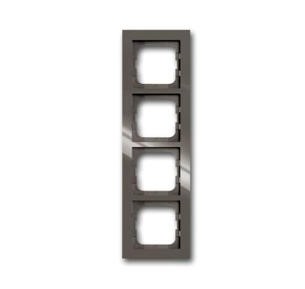 Busch-Jaeger 1724-291 cover frame, 4-way frame entre-grey