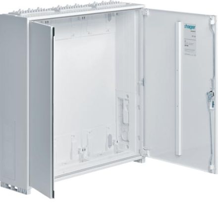 Hager ZB13W meter cabinet 800x800x205