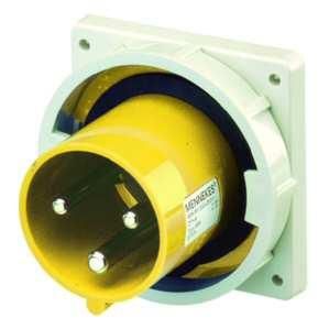 Mennekes 835 panel plug 63A 3-pin 4h 110V IP67