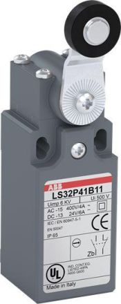 ABB Stotz-Kontakt LS33P41B11, standard position switch, plastic housing, grey, IP65, 1SBV012241R1211