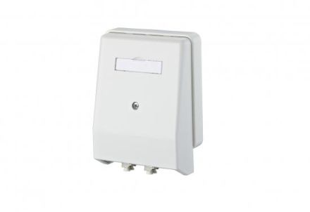 METZ CONNECT OpDAT 4AP 2xLC-Duplex (Ph-Br) surface-mounted data connection box LWL pure white, 1501127302-E