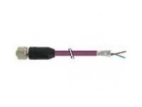 Murrelektronik 7000-14061-8400300 M12 PUR 1x2x0.64 shielded violet 3m straight socket Profibus