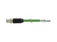 Murrelektronik 7000-14541-7961000 M12 PUR 2x2x0.34 shielded green UL 10m shielded sensor actuator cable Ethernet