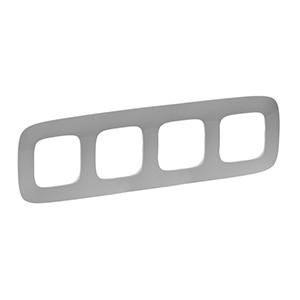 Legrand 754394 frame Valena Allure 4-way alu, (aluminium)