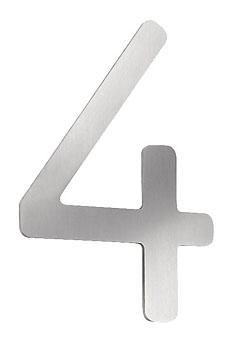 CMD stainless steel house number 4