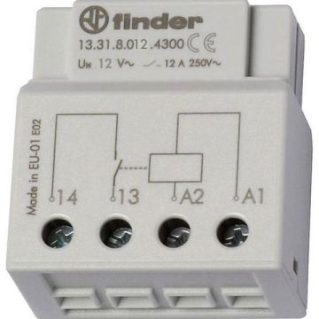 Finder 13.31.8.012.4300 Switching relay for flush-mounted boxes