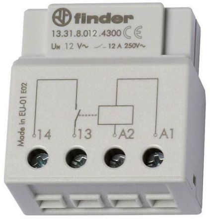 Finder 13.31.8.012.4300 Switching relay for flush-mounted boxes