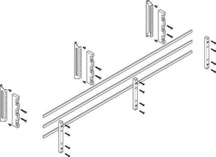 ABN deep 60mm with CU 12x5mm 3-pole 32mm busbar module (MTSC42613)