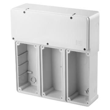 Gewiss GW66694 IEC surface-mounted for 3 sockets 16/32A IP55 empty housing