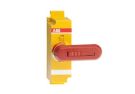 ABB Stotz-Kontakt OSVY250DK, direct handle red-yellow 65mm including shaft and cover labeling Test-0 OFF-1 ON, 1SCA022778R6500