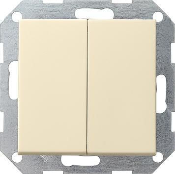 Gira 012501 push button switch series System 55 cream white