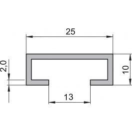 Sommer S11847-00002 Sommer profile rail C aluminum