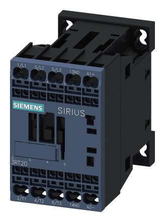 Siemens 3RT2017-2BG41 AC-3 5.5kW/400V 1S DC 125V 3p. S00 Contactor