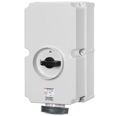 Mennekes 5888A DUO 125A 5-pin 9h 230V IP67 wall socket