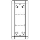 Ritto 1881330 flush-mounted frame 3 module slots, titanium