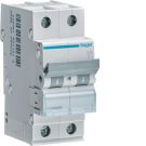 Hager MCN263 miniature circuit breaker 2-pole C63A 6kA 2M