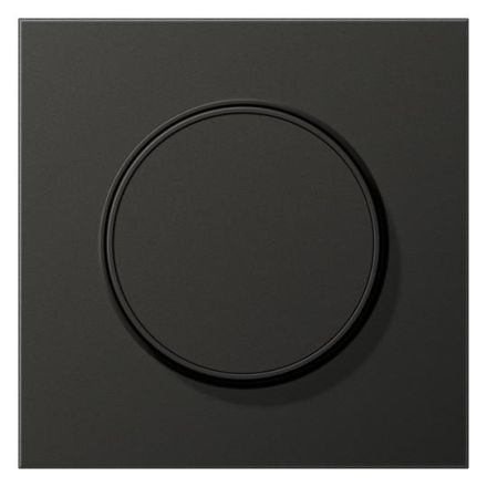 Jung AL1740AN cover for rotary dimmer, painted aluminium, LS series, anthracite (painted aluminium)